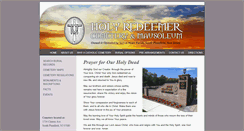 Desktop Screenshot of holyredeemercemetery.net